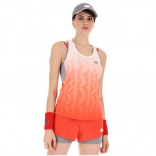 T-shirt Lotto Top IV Rosso Papavero Bianco Bright Donna T-shirt Lotto Top IV Rosso Papavero Bianco Bright Donna