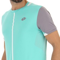 T-shirt Lotto Top IV Vert Gris Turquoise Argent