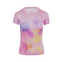 Manga T-shirt Bidi Badu Padel Eve Rosa Blanco