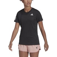 T-shirt manches courtes Adidas Club Femme Noire