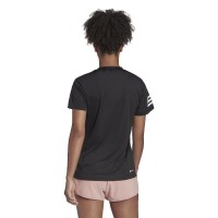 Camiseta de manga curta Adidas Club Mulher Negra