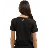 Manica corta t-shirt Drop Shot nero Mantis