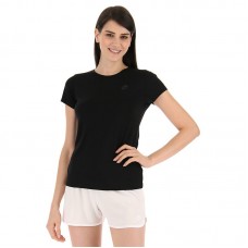 Camiseta Manga Corta Lotto MSP Negro Mujer