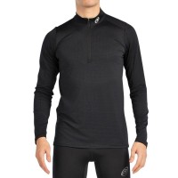 Camiseta Manga Larga Bullpadel Brise Negro