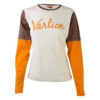 Varlion 06MC617 Camiseta de manga comprida Bege Mulher