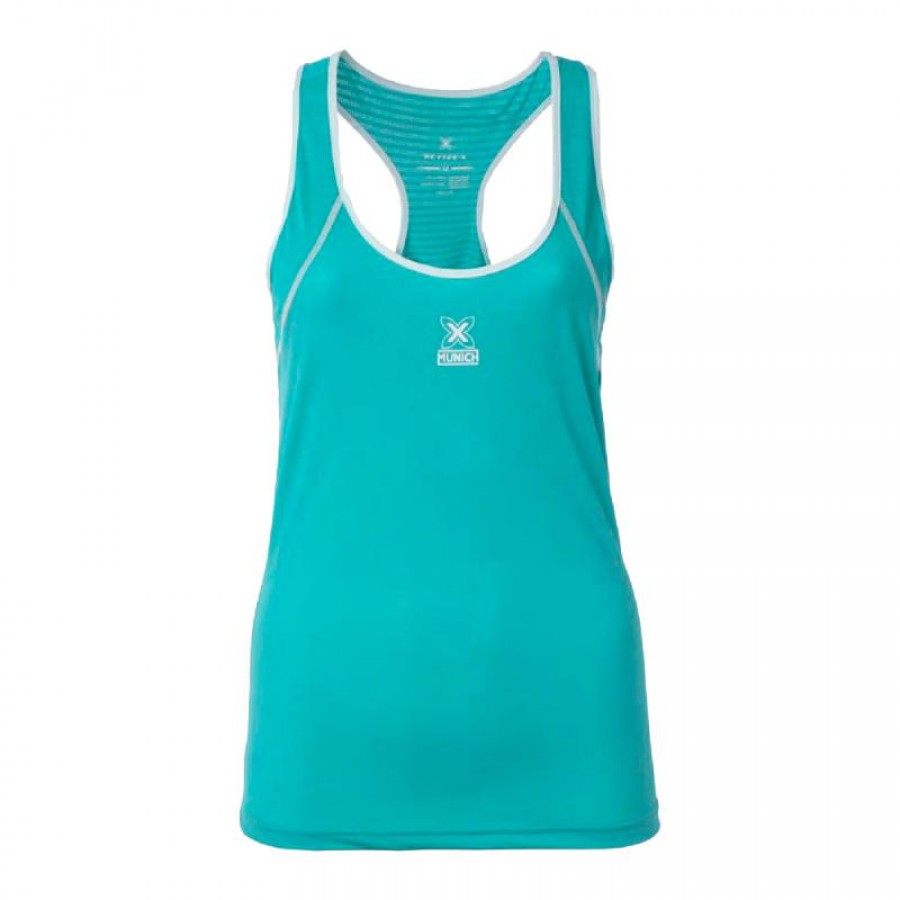 Camiseta feminina atomik azul de Munique