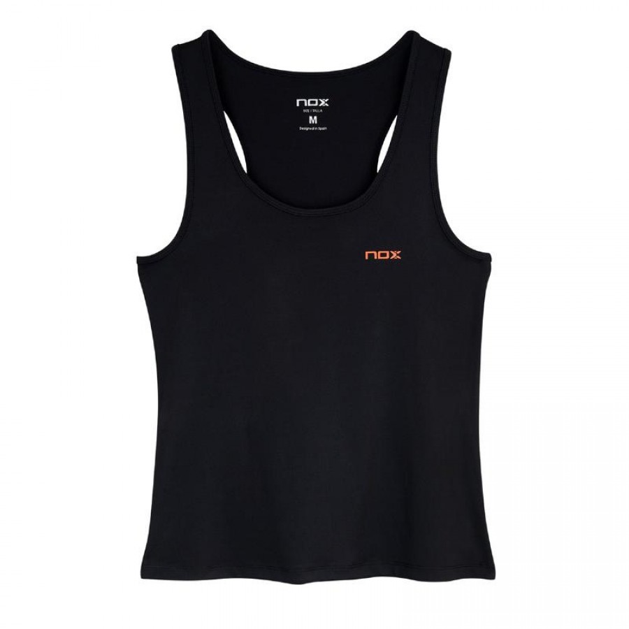 Camiseta Nox Team Negro Rojo Mujer