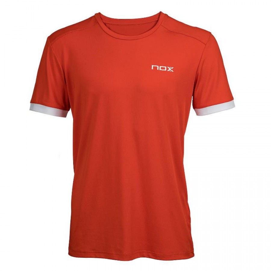 Camiseta Nox Team Roja Logo Blanco - Barata Oferta Outlet