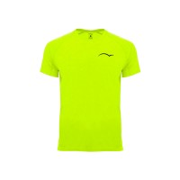 Camiseta Padelpoint Torneio Amarillo Fluor