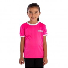 Camiseta Softee Galaxy Fuchsia Fluor Branca Júnior