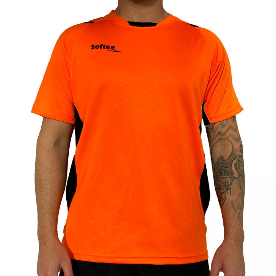 Softee Play T-Shirt Laranja Preto