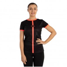 Camiseta Softee Tipex Negro Coral Fluor Mujer Camiseta Softee Tipex Negro Coral Fluor Mujer