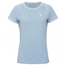 T-shirt féminin bleu Stretch Glacier Team Tecnifibre