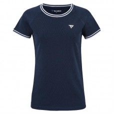 Camiseta Tecnifibre Team Stretch Azul Marino Mujer