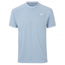 T-shirt bleu Tecnifibre Team Tech Glacier