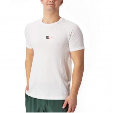 Camiseta Wilson Bela Seamless Crew Blanco Camiseta Wilson Bela Seamless Crew Blanco
