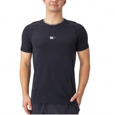 Camiseta Wilson Bela Seamless Crew Negro Camiseta Wilson Bela Seamless Crew Negro