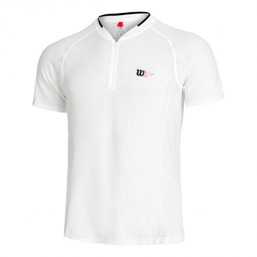 Camiseta Wilson Bela Seamless Ziphnly 2.0 Blanco