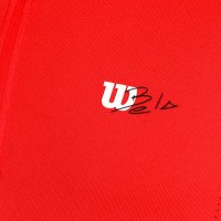 Wilson Bela Seamless Ziphnly 2.0 T-Shirt Vermelha