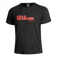 Wilson T-Shirt Grafica Preto Vermelho