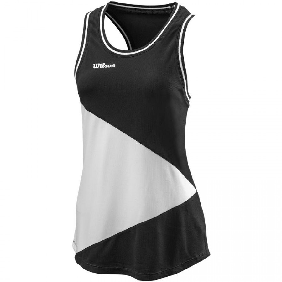 Camiseta Wilson Team II Negro Mujer