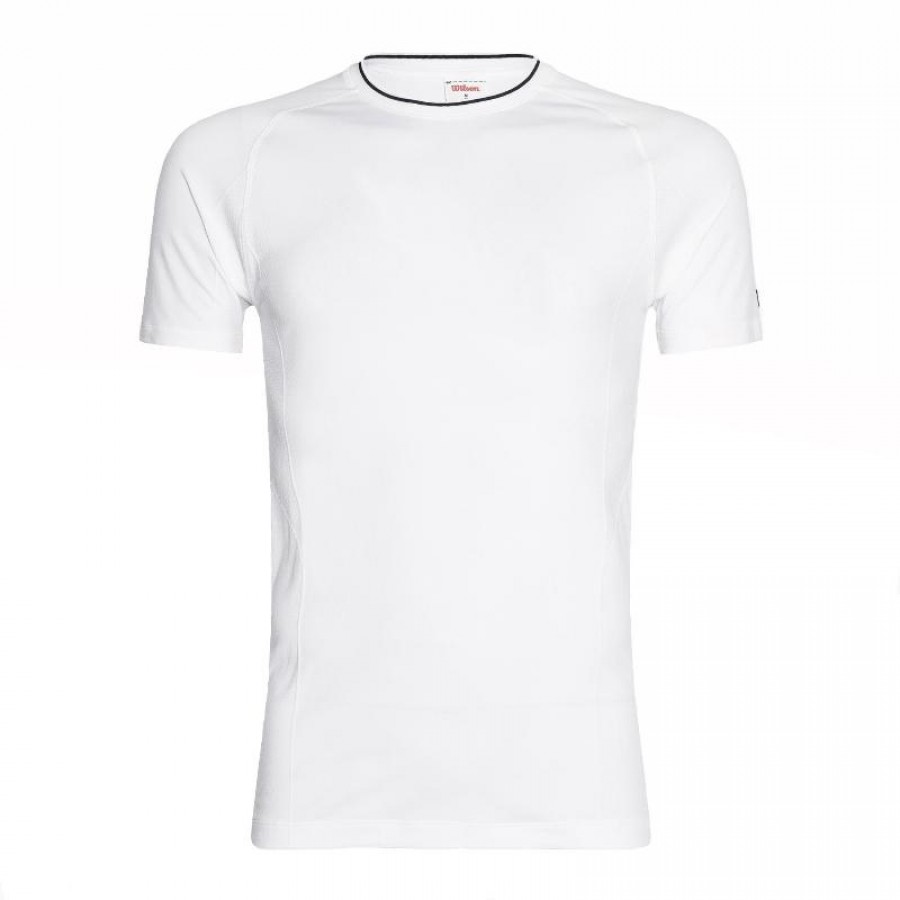 Camiseta Wilson Equipe Seamless Crew Blanco