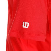 Camiseta Wilson Equipe Seamless Crew Rojo