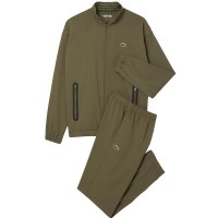 Pull de tennis Lacoste Vert kaki