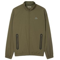 Pull de tennis Lacoste Vert kaki