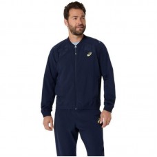 Jaqueta Asics Match Azul Escuro da Meia-Noite