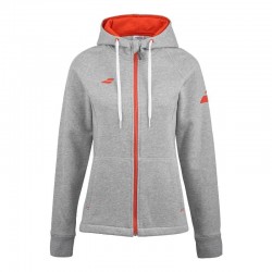 Chaqueta Babolat Exercise Gris Jaspeado Mujer