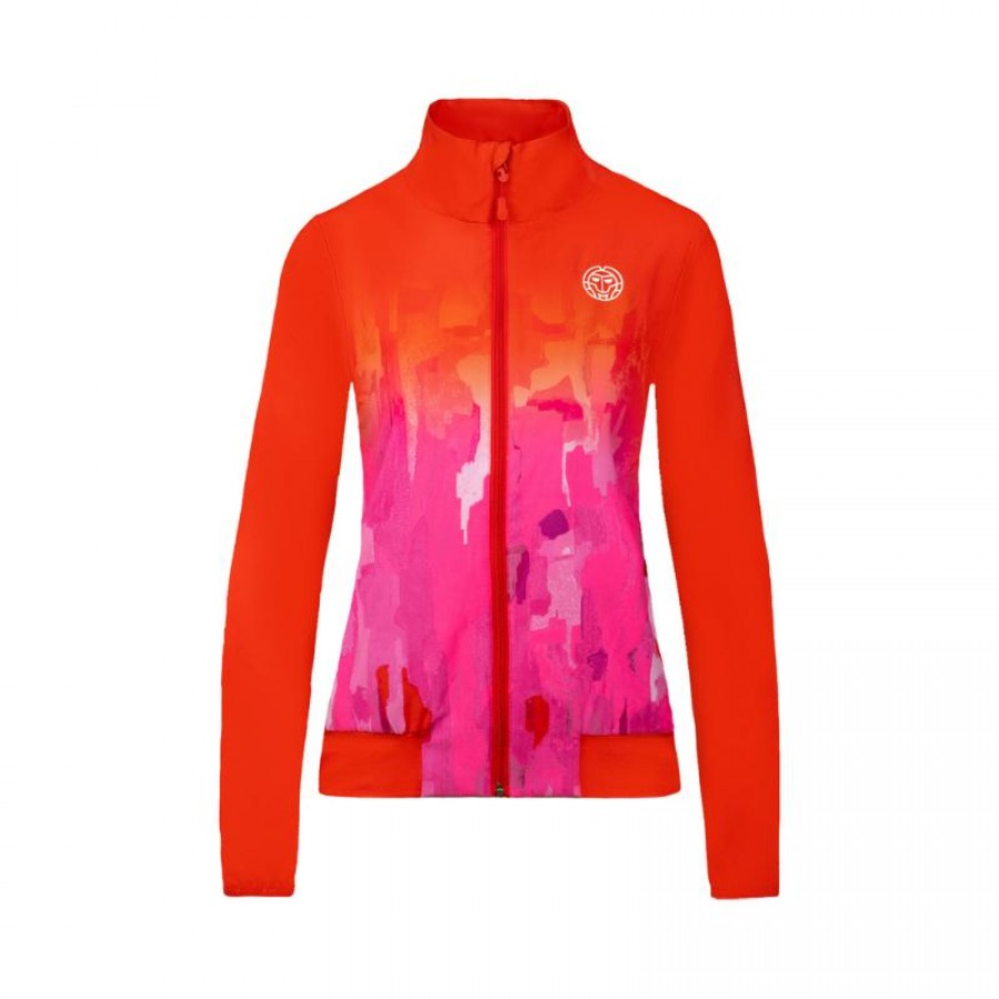 Bidi Badu Gene Tech Red Pink Jacket Women