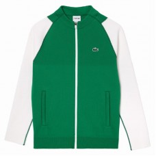 Giacca Lacoste Novak Djokovic Verde Bianco