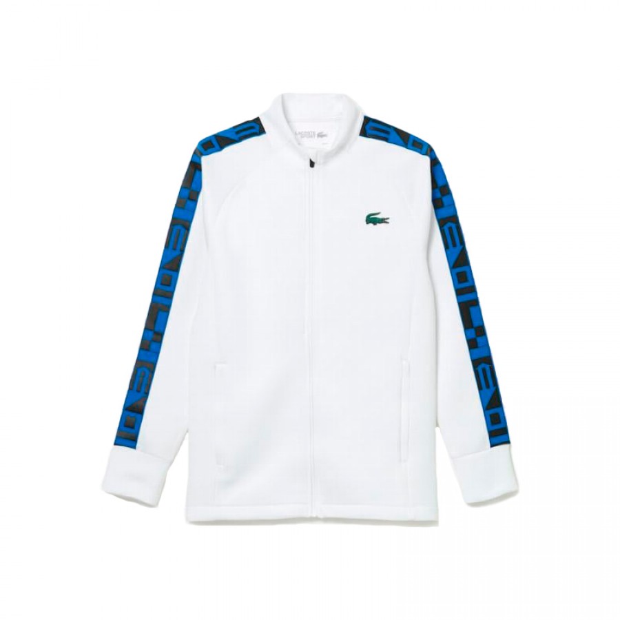 White Lacoste Sport Jacket
