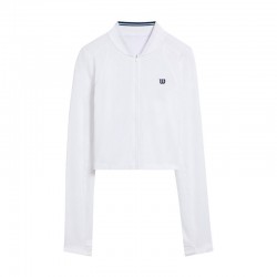 Chaqueta Wilson All Day Full Zip Blanco Mujer