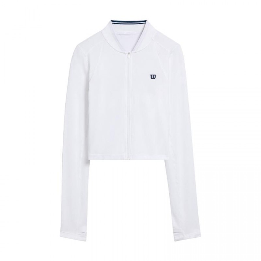 Chaqueta Wilson All Day Full Zip Blanco Mujer
