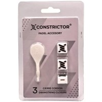 Fecho de Cordão Constritor Branco 3 Unidades