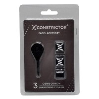 Fecho de Cordão Constritor Preto 3 Unidades