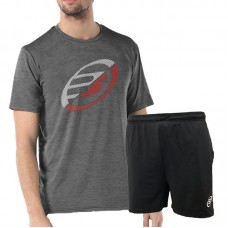 Conjunto Bullpadel Cogne Gris Negro