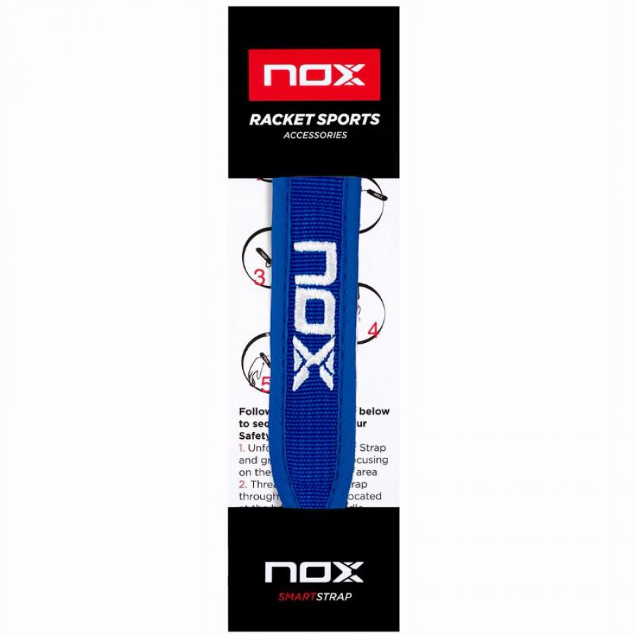 Cordon Nox SmartStrap Luxe Bleu Blanc