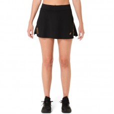 Falda Asics Padel Court Negro Azul Stone Falda Asics Padel Court Negro Azul Stone