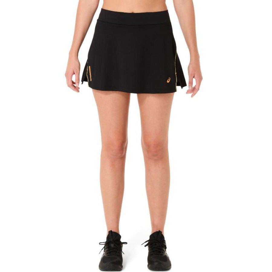 Falda Asics Padel Court Negro Azul Stone