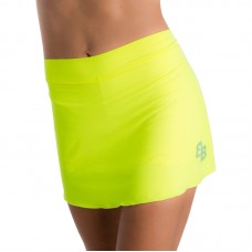 Falda BB Basica Recta Amarillo Fluor