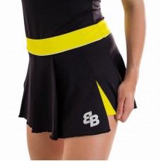 Falda BB Shot Negro Amarillo