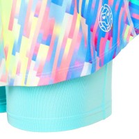 Falda Bidi Badu Melbourne Impresso Wavy Aqua Mix Junior