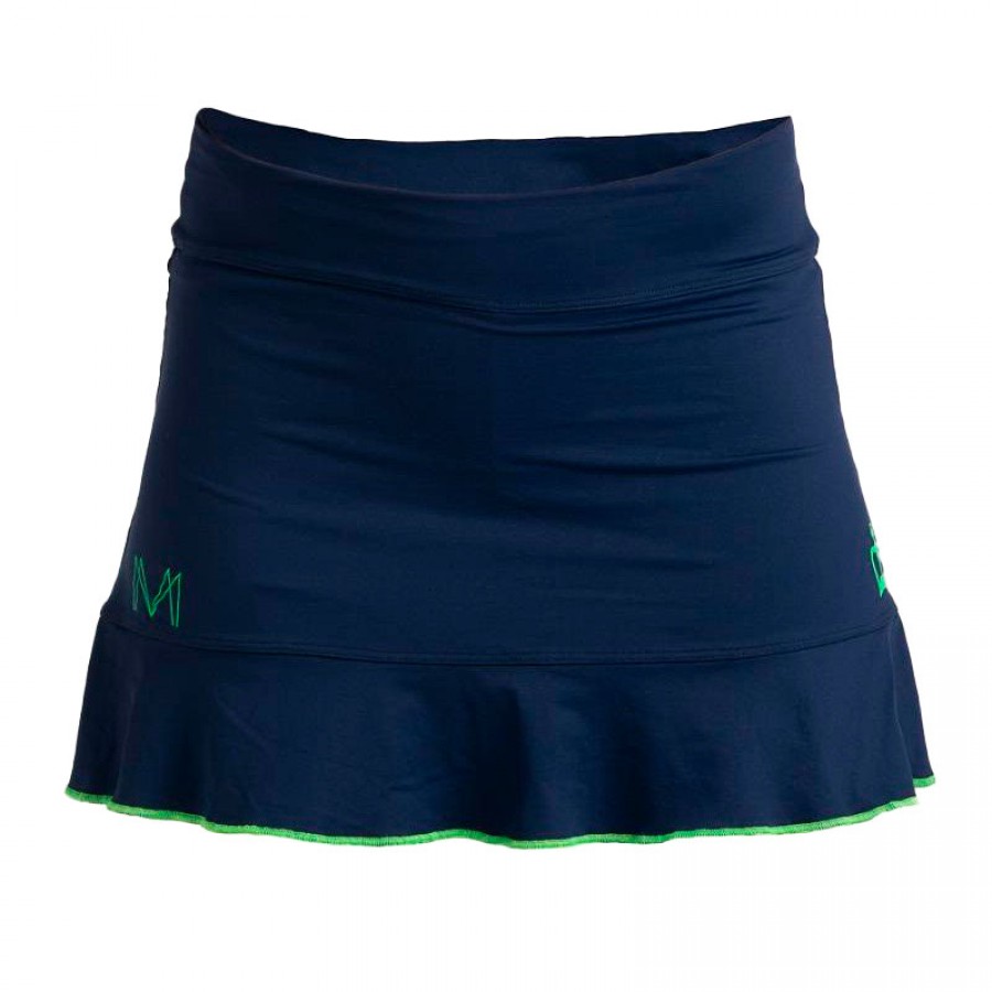 Falda Black Crown Marta Marrero Azul Marino Verde