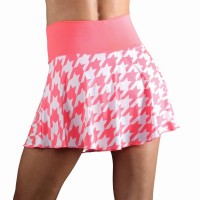 Falda Endless Lux II Coral Houndstooth