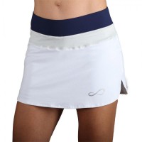 Falda Endless Race Blanco Plata