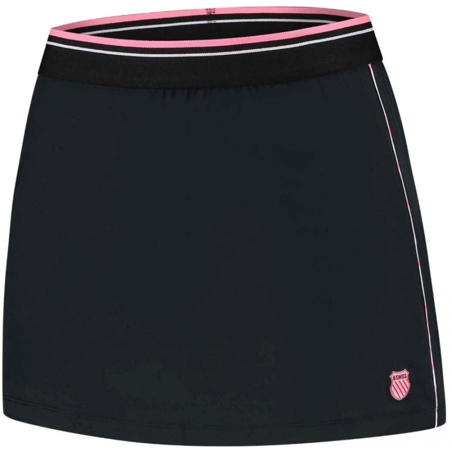 Falda Kswiss Hypercourt 6 Negro Rosa