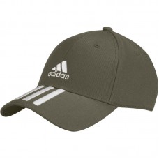 Cap Adidas BaseBall 3 Stripes Olive Green White Cap Adidas BaseBall 3 Stripes Olive Green White